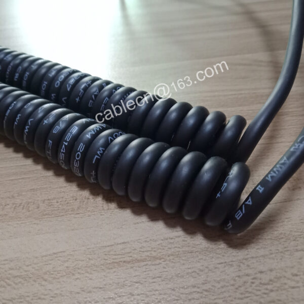 TPU Spiral Cable UL20350, UL20512, UL20640, UL20733, UL21007, UL21142, UL21313
